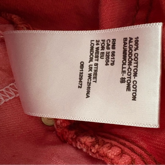 BDG Urban Outfitters Extreme Baggy Jeans in Red, Sz 27 - Picture 16 of 16